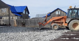 Отсыпка участка Холмск, цена от 208 р./куб.